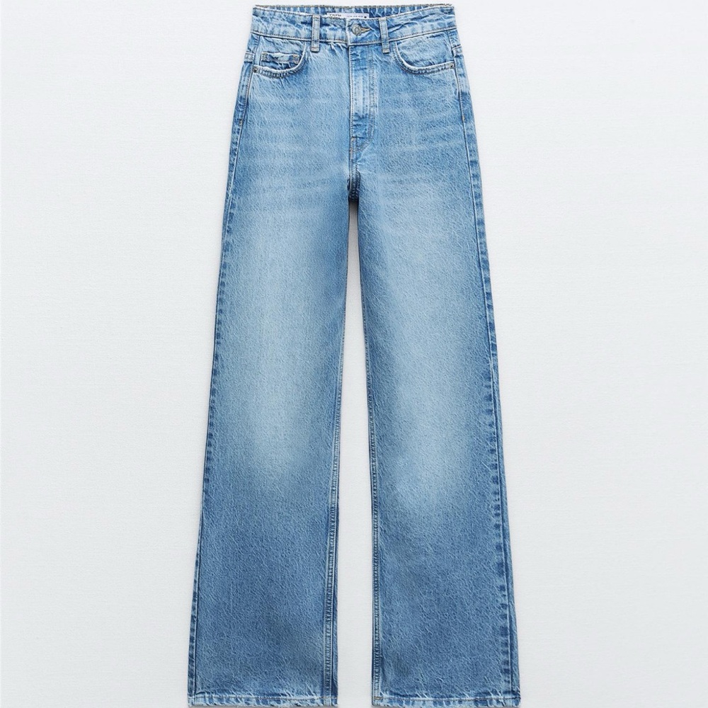 Zara HIGH-WAISTED FULL LENGTH Z1975 STRAIGHT LEG
JEANS